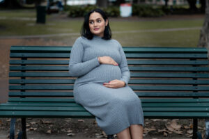 Close-up of baby bump, Perth maternity shoot