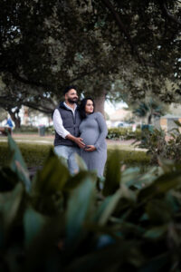 Family maternity photo in Perth park