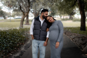 Expecting mother in flowing dress, Perth maternity shoot