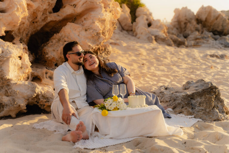 Perth Maternity Photoshoot: Authentic Glow at Trigg Beach