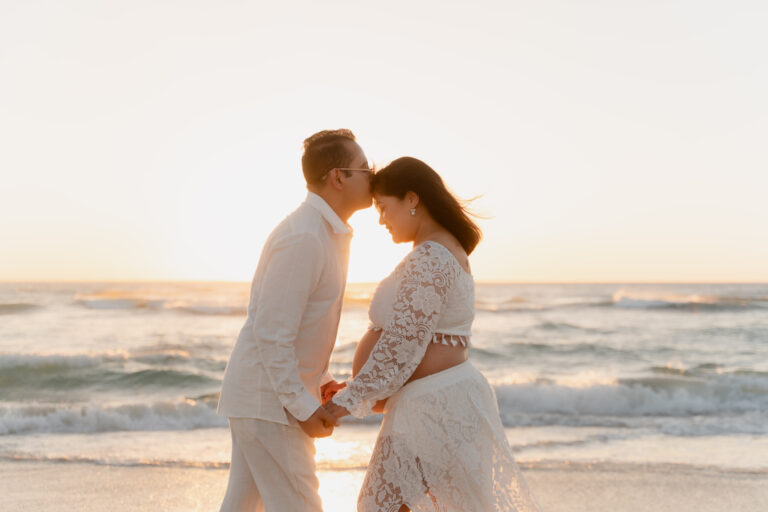 Maternity Photoshoot in Perth, Trigg Beach: Salty Air, Quiet Anticipation
