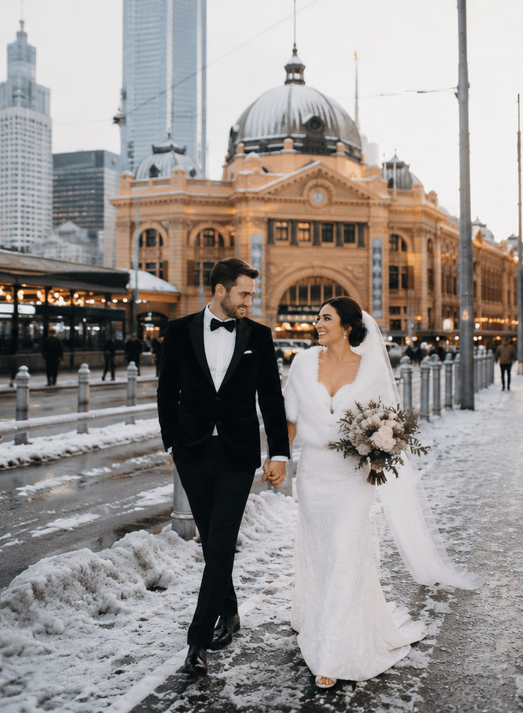 winter wedding photos